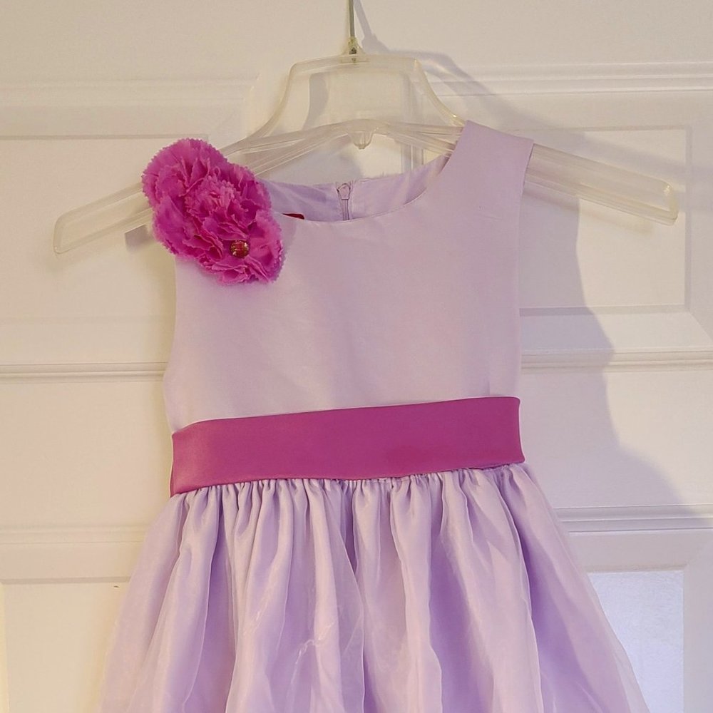 Big Girls size 6x Princess Faith purple dress